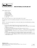 Manitowoc FEMALE COUPLING KIT K00129 User Manual preview