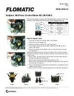 Manitowoc FLOMATIC 464 Instructions preview