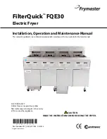 Preview for 1 page of Manitowoc Frymaster FilterQuick FQE30 Installation, Operation And Maintenance Manual