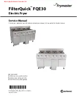 Manitowoc Frymaster FilterQuick FQE30 Service Manual preview