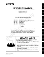 Preview for 5 page of Manitowoc Grove 5540F Operator'S Manual