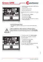 Preview for 915 page of Manitowoc GROVE GMK 6400 Operating Manual