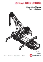 Manitowoc Grove GMK6300L Operating Manual предпросмотр