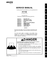 Preview for 5 page of Manitowoc Grove RT770E Service Maintenance Manual