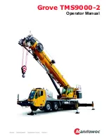 Manitowoc Grove TMS9000-2 Series Operator'S Manual предпросмотр