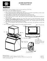 Manitowoc ICE MACHINE K00385 Installation Instructions preview