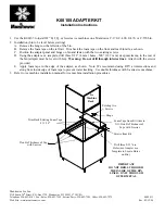 Предварительный просмотр 1 страницы Manitowoc K00105 Installation Instructions