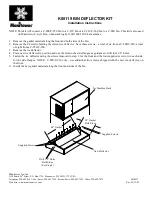 Manitowoc K00119 Instalation Instructions предпросмотр