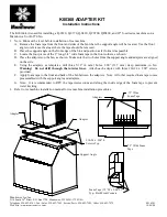 Manitowoc K00368 Installation Instructions preview