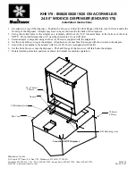 Предварительный просмотр 1 страницы Manitowoc KH0178 Installation Instructions