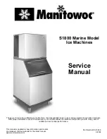 Preview for 1 page of Manitowoc MARINE MODEL S1800 Service Manual