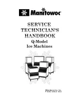 Preview for 1 page of Manitowoc Marine Q 1000 Service Technician'S Handbook