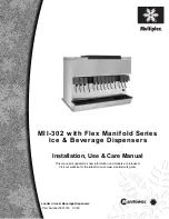 Manitowoc Multiplex MII-302 Installation, Use & Care Manual preview
