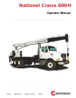 Manitowoc National Crane 600H Operator'S Manual preview