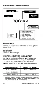 Предварительный просмотр 12 страницы Manitowoc Q130 series Technician'S Handbook