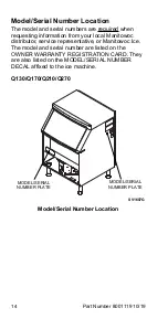 Предварительный просмотр 14 страницы Manitowoc Q130 series Technician'S Handbook