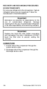 Предварительный просмотр 184 страницы Manitowoc Q130 series Technician'S Handbook