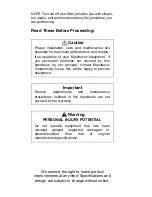 Preview for 4 page of Manitowoc QC0700 Technician'S Handbook