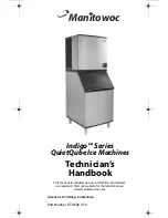 Manitowoc QuietQube Indigo Series Technician'S Handbook предпросмотр