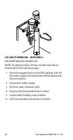 Предварительный просмотр 34 страницы Manitowoc RF0300 Technician'S Handbook