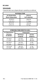 Предварительный просмотр 186 страницы Manitowoc RF0300 Technician'S Handbook
