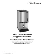 Manitowoc RNS12 Installation, Use & Care Manual preview