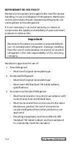 Preview for 114 page of Manitowoc STH042 4/16 Technician'S Handbook