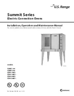 Manitowoc U.S. Range Summit SEM-100D1 Installation, Operation And Maintenance Manual preview