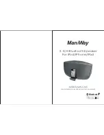 Maniway MW-1265 Operating Instructions Manual preview