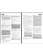 Preview for 4 page of Maniway MW-1265 Operating Instructions Manual