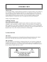 Preview for 3 page of Manley 120 Watt Monoblock Amplifier Owner'S Manual