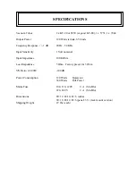 Preview for 8 page of Manley 120 Watt Monoblock Amplifier Owner'S Manual