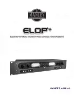 Manley ELOP+ Owner'S Manual preview