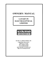 Manley Langevin ELOP Owner'S Manual preview