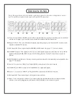 Preview for 9 page of Manley Mastering Backbone Owner'S Manual