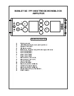 Preview for 7 page of Manley PP 300B RETRO Owner'S Manual