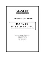 Preview for 1 page of Manley STEELHEAD RC Owner'S Manual