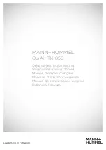 Preview for 1 page of MANN+HUMMEL OurAir TK 850 Original Operating Manual