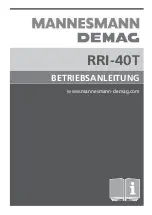 Mannesmann Demag 60023556 Operating Manual предпросмотр