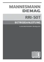 Mannesmann Demag 60023566 Operating Manual предпросмотр