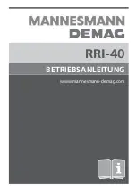 Mannesmann Demag 60028926 Operating Manual preview