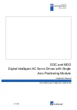 Preview for 1 page of Mannesmann Rexroth Indramat DDC 1 Applications Manual