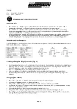 Preview for 8 page of Mannesmann 17050 Instruction Manual