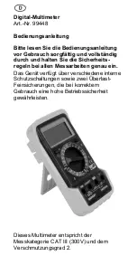 Preview for 2 page of Mannesmann 99448 Instruction Manual