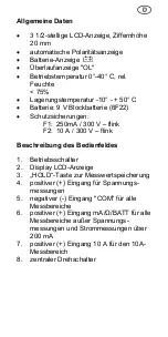 Preview for 3 page of Mannesmann 99448 Instruction Manual