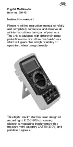 Preview for 13 page of Mannesmann 99448 Instruction Manual