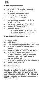 Preview for 14 page of Mannesmann 99448 Instruction Manual