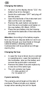 Preview for 20 page of Mannesmann 99448 Instruction Manual