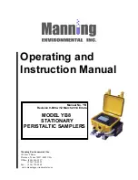 Предварительный просмотр 1 страницы Manning YB8 Operating And Instruction Manual