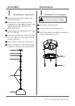 Предварительный просмотр 5 страницы MANOR BROOK MB 00730 Use And Care Manual